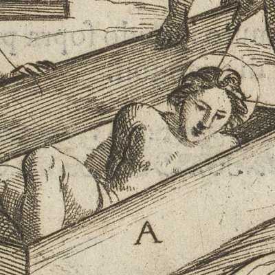 Dans une rivière, à la mer (Tratt. de gli instr. di martirio, 1591) - G. Guerra