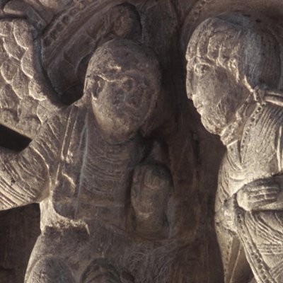 Saint Pierre en prison visité par l’ange (Cathédrale d’Autun)