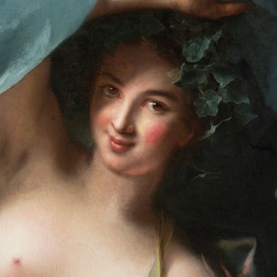 Thalie, muse de la comédie (Silvia Balletti ?) - Nattier
