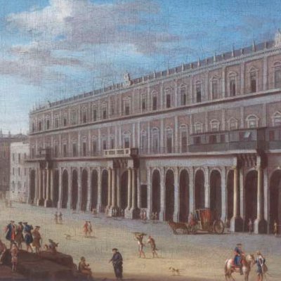 Vue de la place du palais royal à Naples - Coccorante