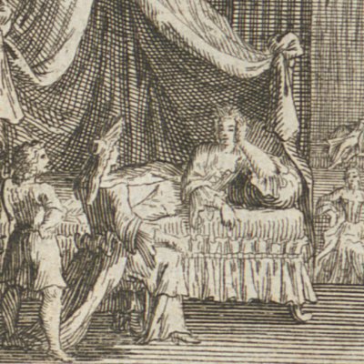 3. Florine auprès de la princesse Ociosine (Cabinet des fées T1, 1717)