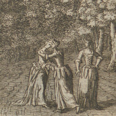 7. Florine quitte ses deux Fées accompagnatrices (Cabinet des fées T1, 1717)