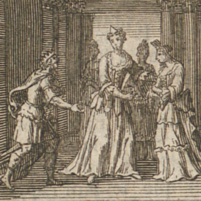 12. Féliciane ramène Florine à son père (Cabinet des fées T1, 1717)