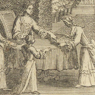 Frontispice (Cabinet des fées T4, 1717)