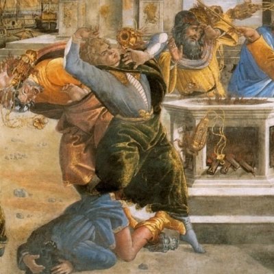 Le châtiment de Coré, Datan et Abiram (Chapelle Sixtine) - Botticelli