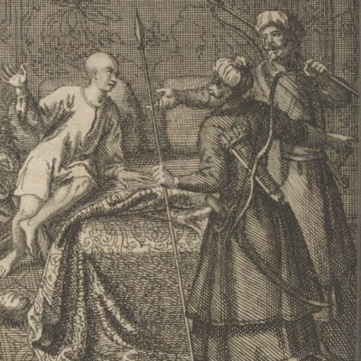 Abdalla convoqué chez le sultan (Les Avantures d’Abdalla, 1712, fig. 2)