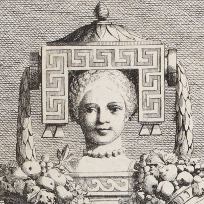La mariée à la grecque (Mascarade à la grecque, Parme, 1771) - Petitot