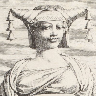 Bergère à la grecque (Mascarade à la grecque, Parme, 1771) - Petitot