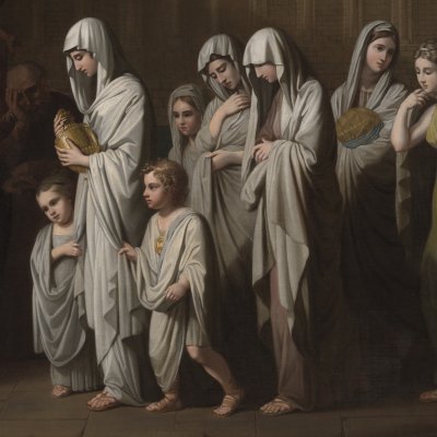 Agrippine accostant à Brindes avec les cendres de Germanicus - Benjamin West