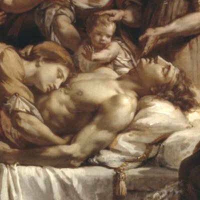 Andromaque pleurant Hector mort - Gavin Hamilton
