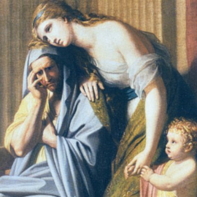 Cléombrote envoyé en exil par Léonidas - Benjamin West