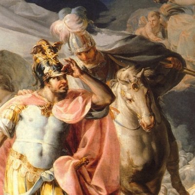 Hannibal vainqueur considérant l’Italie depuis les Alpes - Goya