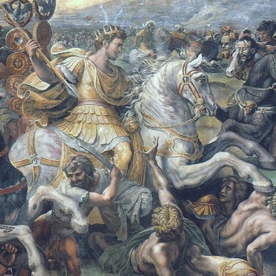 La victoire de Constantin sur Maxence au Pont Milvius - Giulio Romano