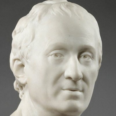 Buste de Diderot (version en marbre de 1775) - Houdon