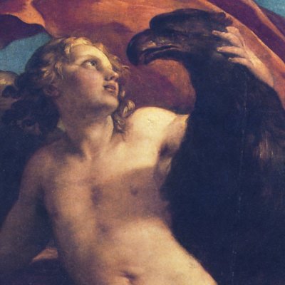 L’enlèvement de Ganymède par Jupiter - Natoire