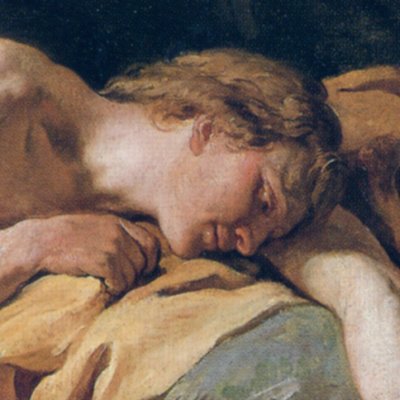 Narcisse changé en la fleur qui porte son nom (esquisse) - Lépicié