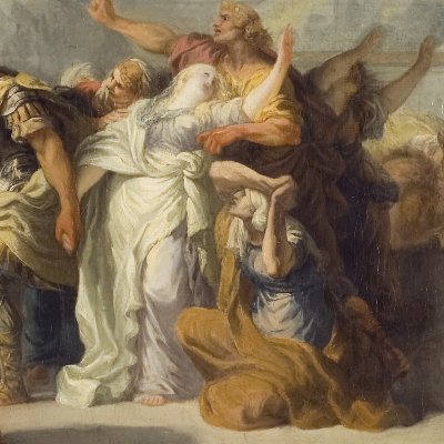 La mort de Virginie (esquisse de Rennes) - Gabriel François Doyen