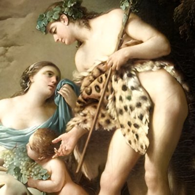 Bacchus console Ariane abandonnée par Thésée - Lagrenée