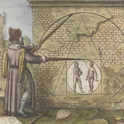 Géométrie de la Pierre philosophale (Michel Maier, Atalanta Fugiens, 1618)