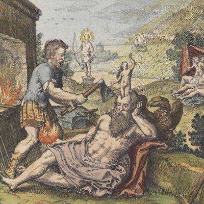Pluie d’or pour la naissance de Vénus (Michel Maier, Atalanta Fugiens, 1618)