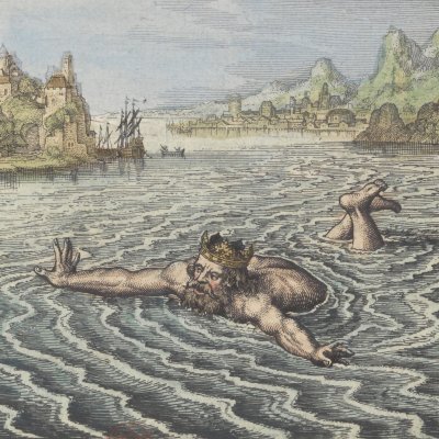 Promesses de récompense du roi naufragé (Michel Maier, Atalanta Fugiens, 1618)