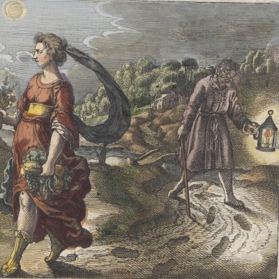 Nature montrant le chemin au Chimiste (Michel Maier, Atalanta Fugiens, 1618)