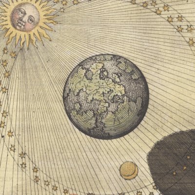 Le soleil & son ombre achèvent l’œuvre (Michel Maier, Atalanta Fugiens, 1618)