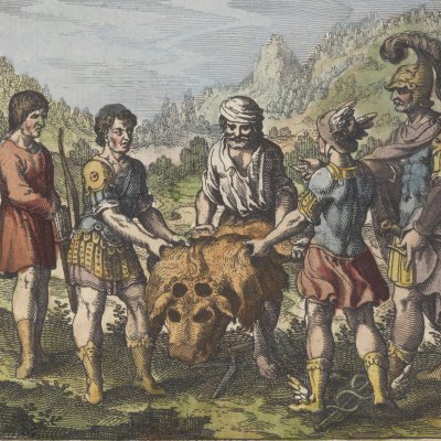 Les trois Pères de l’Enfant philosophique (Michel Maier, Atalanta Fugiens, 1618)