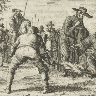 Anneken vanden Hove enterrée vive, Bruxelles, 1597 (Luyken, Théâtre des Martyrs)