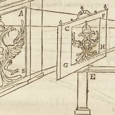 Velum mesopticum / Intersecteur (A. Kircher, Ars magna lucis et umbrae, 1646)