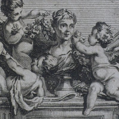 Page de titre du tome I (Décaméron 1757) - Gravelot