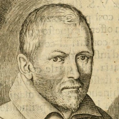 Portrait de Cesare Ripa en tête de la Nouvelle Iconologie (Padoue, Tozzi, 1625)