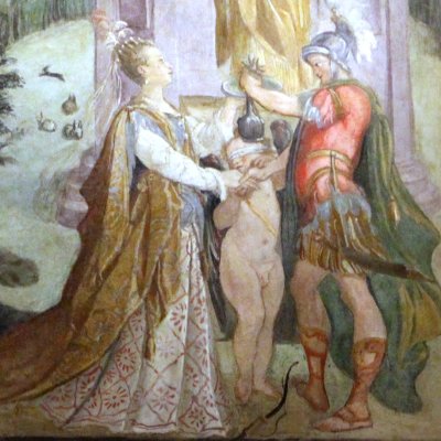 Jason rencontre Médée (Bologne, Histoires de Jason) - Annibale Carrache