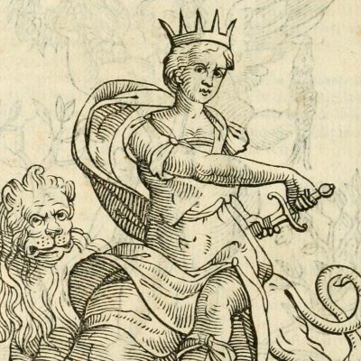 Forza alla Giustitia sotoposta (Ripa, 1625) - Chevalier d’Arpin