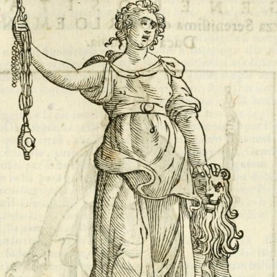 Generosità, 1ère figure (Ripa, 1625) - Chevalier d’Arpin
