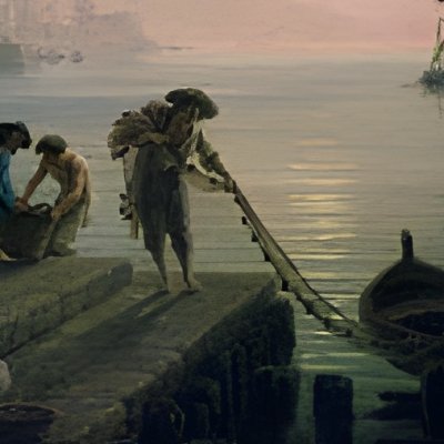 Port méditerranéen. Temps calme (version de Los Angeles) - Vernet