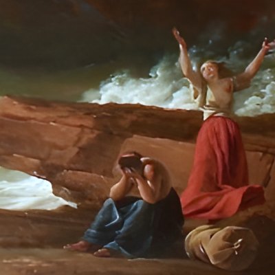 Naufrage près d’un phare - Vernet