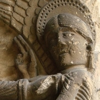 La lutte de Jacob avec l’ange (Vézelay)
