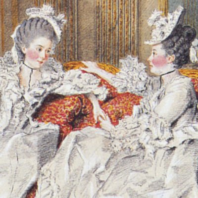 La comtesse de Blot & la marquise de Barbantane - Carmontelle
