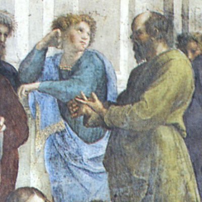 Socrate et Alcibiade (L’École d’Athènes) - Raphaël