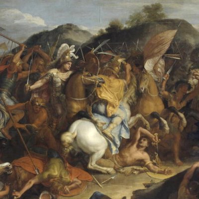 Le passage du Granique - Le Brun