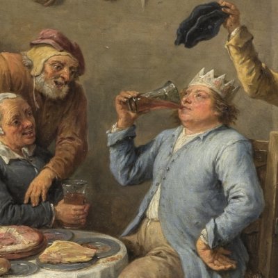 Le roi boit - Teniers