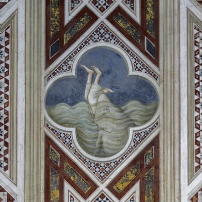Jonas englouti par la baleine (Padoue, chapelle Scrovegni) - Giotto