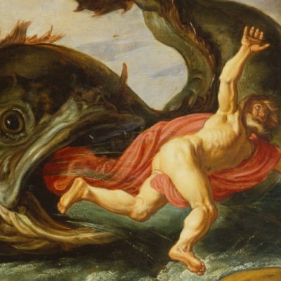 Jonas rejeté par la baleine - Pieter Lastman