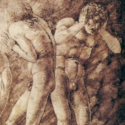 Le descente aux Limbes (esquisse de Paris) - Mantegna