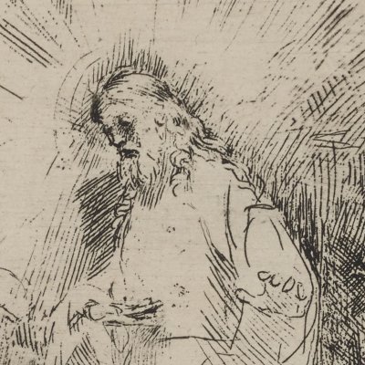 Le Christ apparaît aux disciples à Jérusalem - Rembrandt