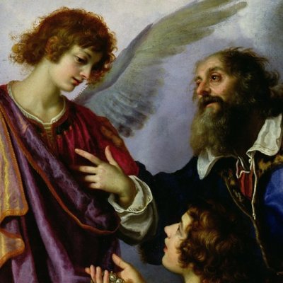 L’archange refusant les présents de Tobie - Giovanni Bilivert