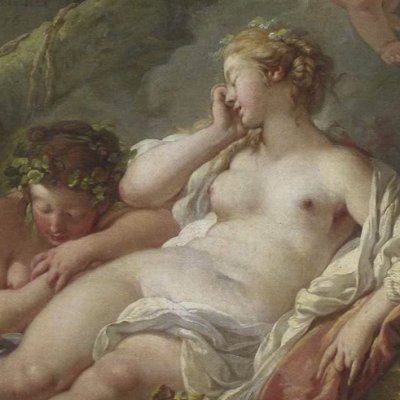 Bacchantes endormies (Érigone ?) - Boucher