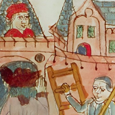 Le sacrifice de Codrus (Speculum humanæ salvationis 10B34)