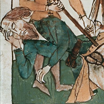 La dérision de Noé (Speculum humanæ salvationis 10B34)